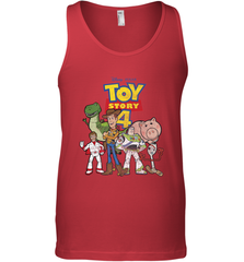 Disney Pixar Toy Story 4 Main Cast Movie Logo Poster Men's Tank Top Men's Tank Top - HorseTee