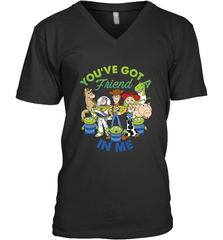 Disney Pixar Toy Story Cartoon You Have Got A Friend In Me Men's V-Neck T-Shirt Men's V-Neck T-Shirt - HorseTee