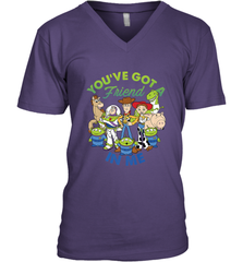 Disney Pixar Toy Story Cartoon You Have Got A Friend In Me Men's V-Neck T-Shirt Men's V-Neck T-Shirt - HorseTee