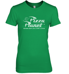 Disney Pixar Toy Story Pizza Planet Distressed Logo Women's Premium T-Shirt