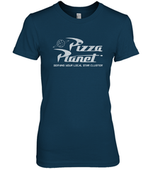 Disney Pixar Toy Story Pizza Planet Distressed Logo Women's Premium T-Shirt Women's Premium T-Shirt - HorseTee