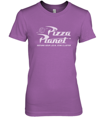 Disney Pixar Toy Story Pizza Planet Distressed Logo Women's Premium T-Shirt Women's Premium T-Shirt - HorseTee
