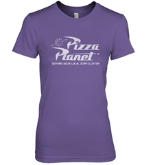 Disney Pixar Toy Story Pizza Planet Distressed Logo Women's Premium T-Shirt Women's Premium T-Shirt - HorseTee