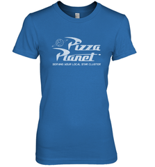 Disney Pixar Toy Story Pizza Planet Distressed Logo Women's Premium T-Shirt Women's Premium T-Shirt - HorseTee