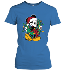 Disney Mickey Mouse Christmas Lights Women's T-Shirt Women's T-Shirt - HorseTee