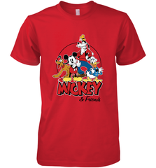 Disney Mickey Mouse and Friends Men's Premium T-Shirt Men's Premium T-Shirt - HorseTee