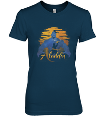 Disney Aladdin Live Action Genie Aladdin Sunset Silhouette Women's Premium T-Shirt Women's Premium T-Shirt - HorseTee