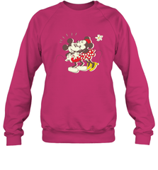 Disney Vintage Mickey Minnie Mouse Kiss  Funny Mickey Mouse Crewneck Sweatshirt Crewneck Sweatshirt - HorseTee