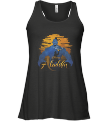Disney Aladdin Live Action Genie Aladdin Sunset Silhouette Women's Tank Top Women's Tank Top - HorseTee