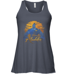 Disney Aladdin Live Action Genie Aladdin Sunset Silhouette Women's Tank Top Women's Tank Top - HorseTee