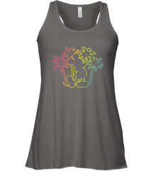 Disney Mickey Mouse Silhouette Palm Trees Women's Tank Top Women's Tank Top - HorseTee