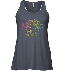 Disney Mickey Mouse Silhouette Palm Trees Women's Tank Top Women's Tank Top - HorseTee