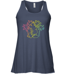 Disney Mickey Mouse Silhouette Palm Trees Women's Tank Top Women's Tank Top - HorseTee