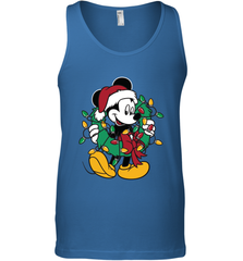 Disney Mickey Mouse Christmas Lights Men's Tank Top Men's Tank Top - HorseTee