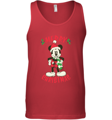 Disney Vintage Mickey Mouse Merry Christmas Men's Tank Top Men's Tank Top - HorseTee