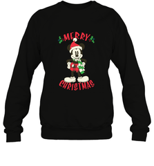Disney Vintage Mickey Mouse Merry Christmas Crewneck Sweatshirt Crewneck Sweatshirt - HorseTee
