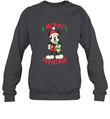 Disney Vintage Mickey Mouse Merry Christmas Crewneck Sweatshirt Crewneck Sweatshirt - HorseTee