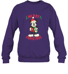 Disney Vintage Mickey Mouse Merry Christmas Crewneck Sweatshirt Crewneck Sweatshirt - HorseTee