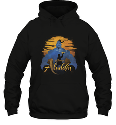 Disney Aladdin Live Action Genie Aladdin Sunset Silhouette Hooded Sweatshirt
