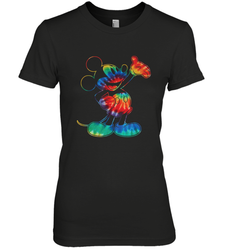 Disney Tie Dye Mickey Mouse Women's Premium T-Shirt