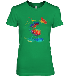 Disney Tie Dye Mickey Mouse Women's Premium T-Shirt