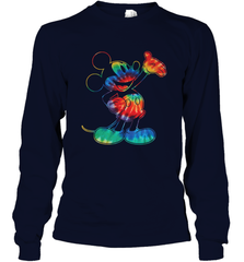 Disney Tie Dye Mickey Mouse Long Sleeve T-Shirt Long Sleeve T-Shirt - HorseTee