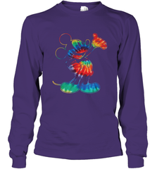 Disney Tie Dye Mickey Mouse Long Sleeve T-Shirt Long Sleeve T-Shirt - HorseTee