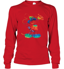 Disney Tie Dye Mickey Mouse Long Sleeve T-Shirt Long Sleeve T-Shirt - HorseTee