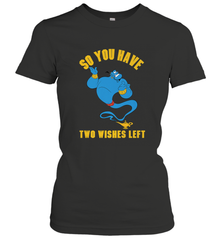 Disney Aladdin Genie So You Have Two Wishes Left Portrait Women's T-Shirt Women's T-Shirt - HorseTee