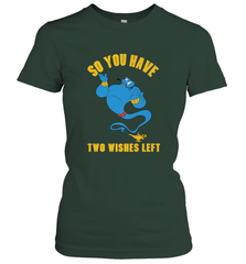Disney Aladdin Genie So You Have Two Wishes Left Portrait Women's T-Shirt Women's T-Shirt - HorseTee