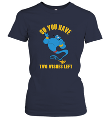 Disney Aladdin Genie So You Have Two Wishes Left Portrait Women's T-Shirt Women's T-Shirt - HorseTee