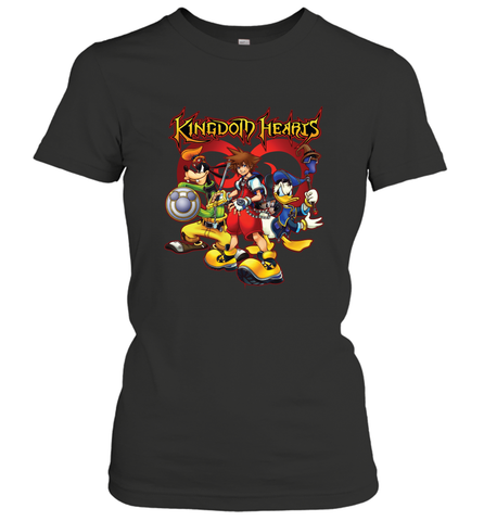 Disney Kingdom Hearts Team Ready Women's T-Shirt Women's T-Shirt / Black / S Women's T-Shirt - HorseTee