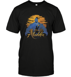 Disney Aladdin Live Action Genie Aladdin Sunset Silhouette Men's T-Shirt