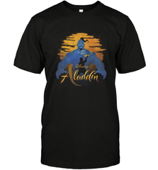 Disney Aladdin Live Action Genie Aladdin Sunset Silhouette Men's T-Shirt Men's T-Shirt - HorseTee
