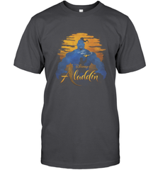 Disney Aladdin Live Action Genie Aladdin Sunset Silhouette Men's T-Shirt Men's T-Shirt - HorseTee