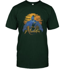 Disney Aladdin Live Action Genie Aladdin Sunset Silhouette Men's T-Shirt Men's T-Shirt - HorseTee