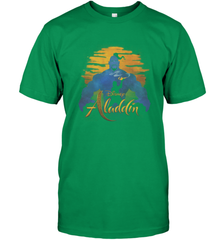 Disney Aladdin Live Action Genie Aladdin Sunset Silhouette Men's T-Shirt Men's T-Shirt - HorseTee