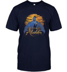 Disney Aladdin Live Action Genie Aladdin Sunset Silhouette Men's T-Shirt