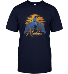 Disney Aladdin Live Action Genie Aladdin Sunset Silhouette Men's T-Shirt Men's T-Shirt - HorseTee