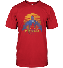 Disney Aladdin Live Action Genie Aladdin Sunset Silhouette Men's T-Shirt Men's T-Shirt - HorseTee