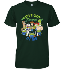 Disney Pixar Toy Story Cartoon You Have Got A Friend In Me Men's Premium T-Shirt Men's Premium T-Shirt - HorseTee