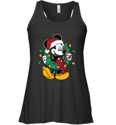 Disney Mickey Mouse Christmas Lights Women's Tank Top