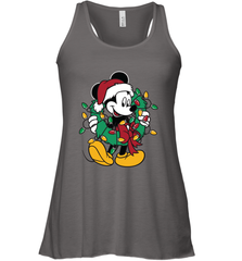 Disney Mickey Mouse Christmas Lights Women's Tank Top Women's Tank Top - HorseTee