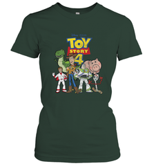 Disney Pixar Toy Story 4 Main Cast Movie Logo Poster Women's T-Shirt Women's T-Shirt - HorseTee