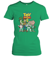 Disney Pixar Toy Story 4 Main Cast Movie Logo Poster Women's T-Shirt Women's T-Shirt - HorseTee