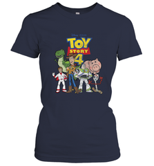 Disney Pixar Toy Story 4 Main Cast Movie Logo Poster Women's T-Shirt Women's T-Shirt - HorseTee