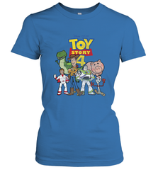 Disney Pixar Toy Story 4 Main Cast Movie Logo Poster Women's T-Shirt Women's T-Shirt - HorseTee