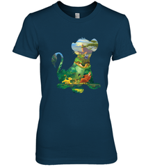 Disney Lion King Simba Silhouette Graphic Women's Premium T-Shirt Women's Premium T-Shirt - HorseTee