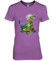 Disney Lion King Simba Silhouette Graphic Women's Premium T-Shirt Women's Premium T-Shirt - HorseTee