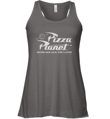Disney Pixar Toy Story Pizza Planet Distressed Logo Women's Tank Top Women's Tank Top - HorseTee